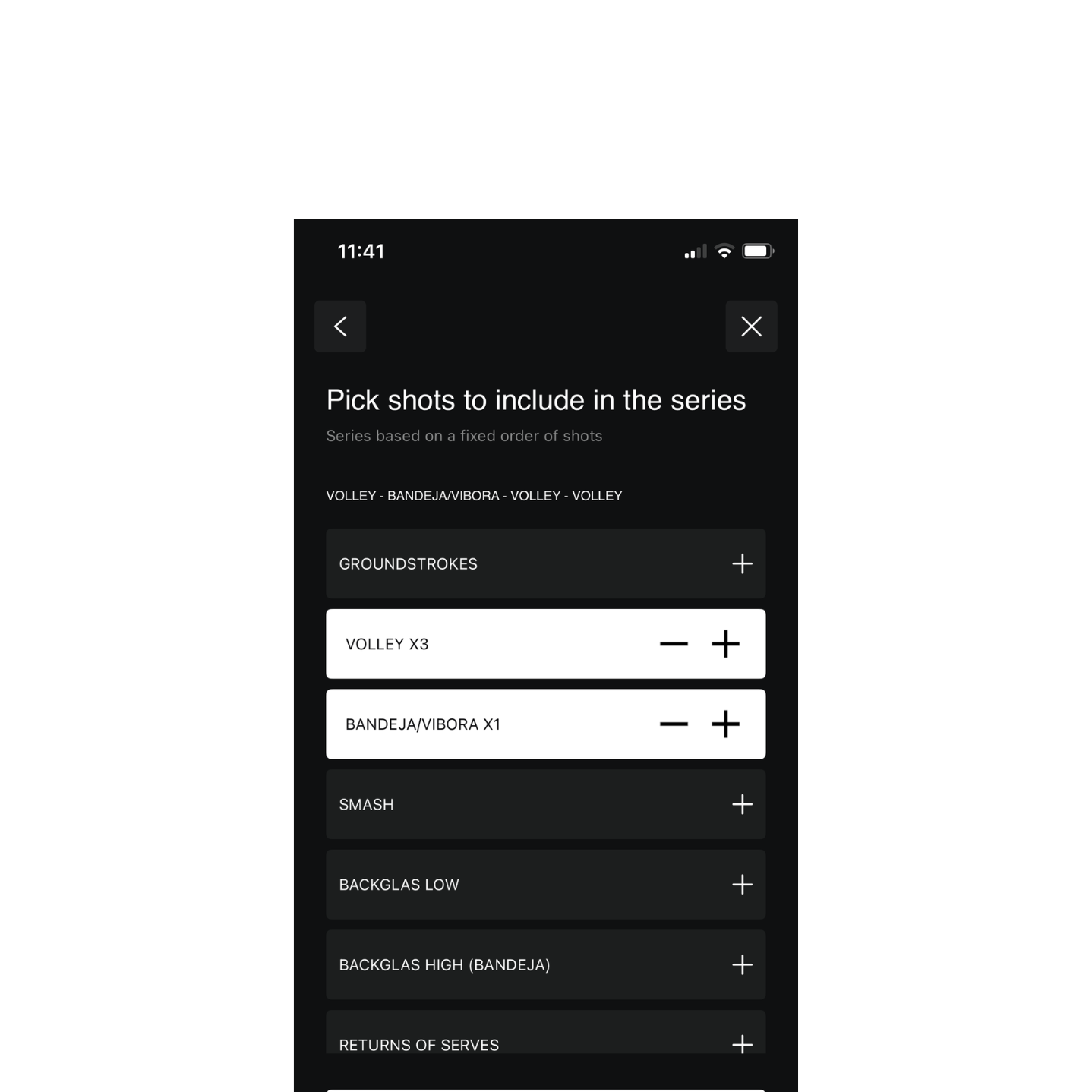 De app waarin je slagen kiest voor een slagenreeks